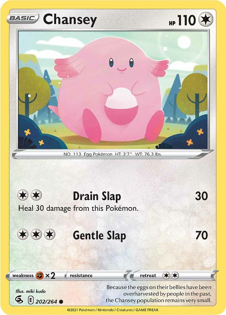 Chansey (202/264) [Sword & Shield: Fusion Strike] | Jack's On Queen