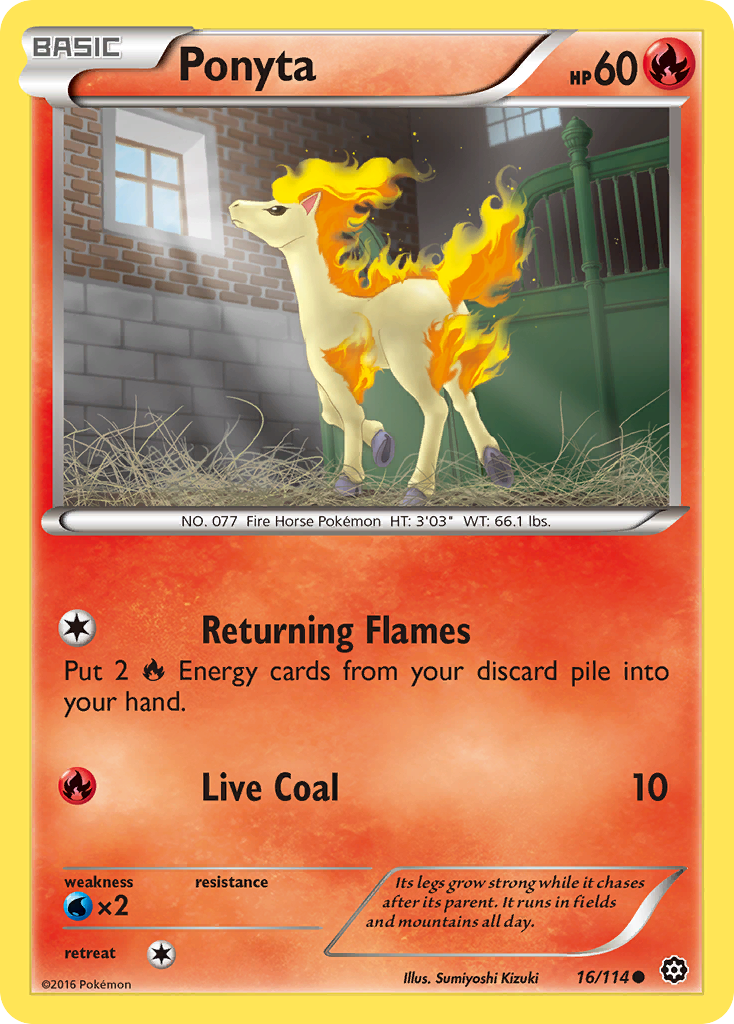 Ponyta (16/114) [XY: Steam Siege] | Jack's On Queen