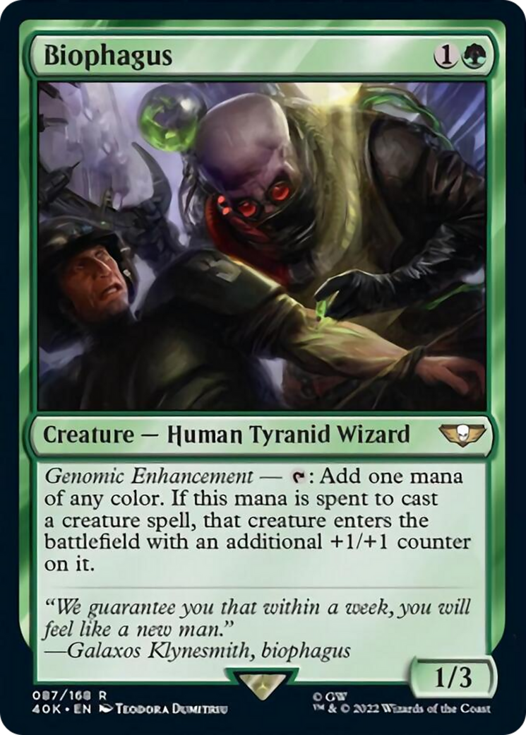 Biophagus (Surge Foil) [Universes Beyond: Warhammer 40,000] | Jack's On Queen