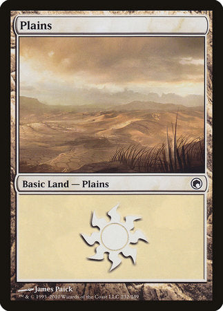 Plains (232) [Scars of Mirrodin] | Jack's On Queen