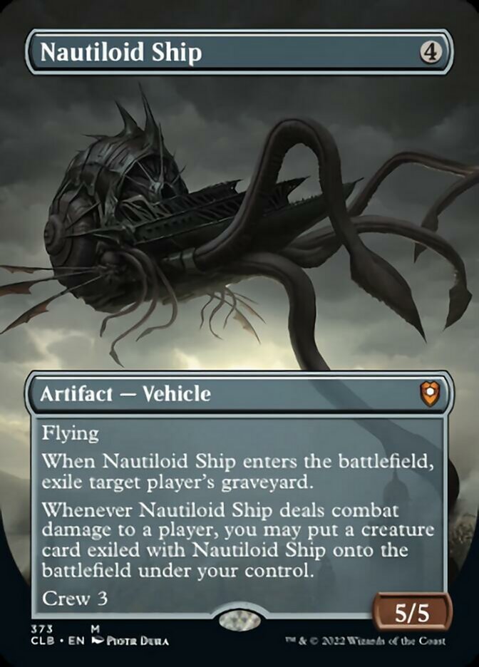 Nautiloid Ship (Borderless Alternate Art) [Commander Legends: Battle for Baldur's Gate] | Jack's On Queen