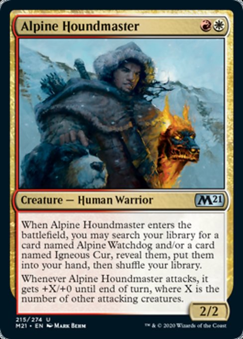 Alpine Houndmaster [Core Set 2021] | Jack's On Queen