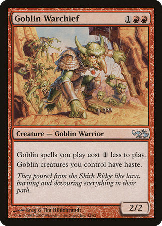 Goblin Warchief [Duel Decks: Elves vs. Goblins] | Jack's On Queen