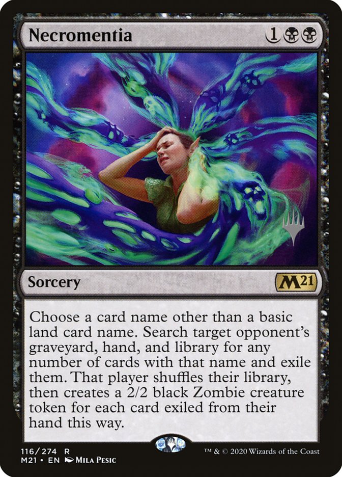 Necromentia (Promo Pack) [Core Set 2021 Promos] | Jack's On Queen