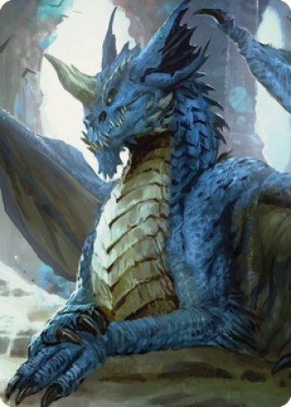 Young Blue Dragon Art Card [Commander Legends: Battle for Baldur's Gate Art Series] | Jack's On Queen