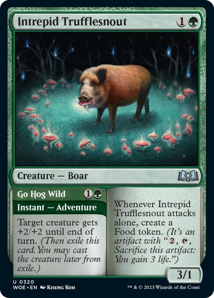 Intrepid Trufflesnout // Go Hog Wild [Wilds of Eldraine] | Jack's On Queen