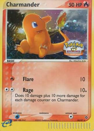 Charmander (98/97) (City Championship Promo) [EX: Dragon] | Jack's On Queen