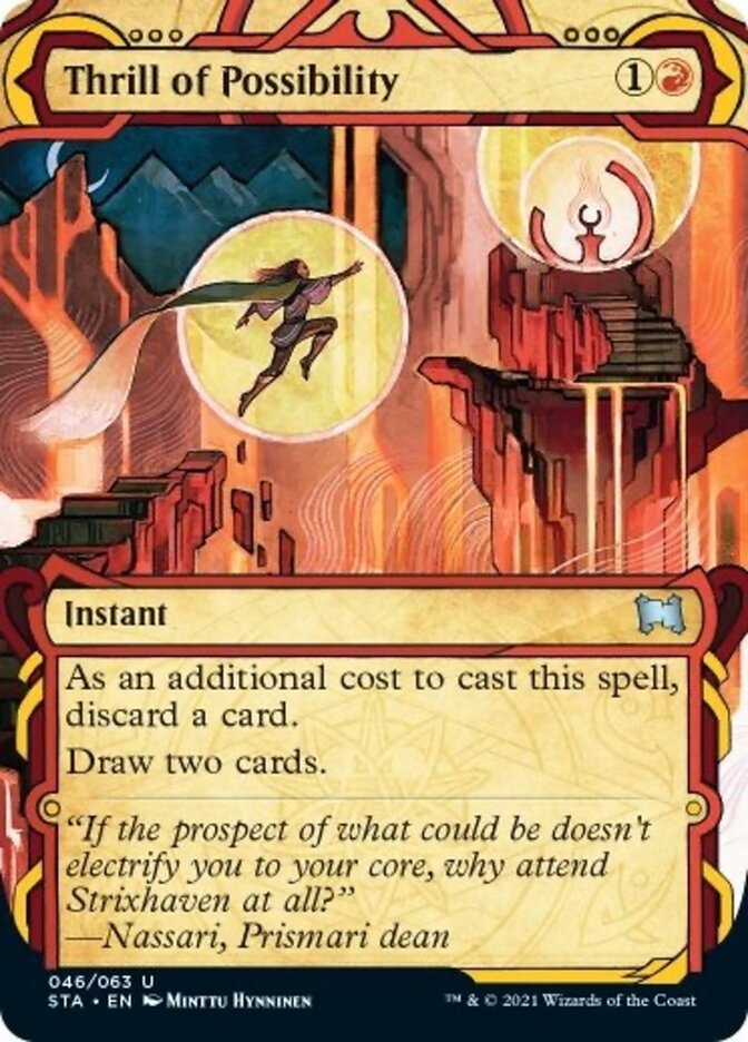 Thrill of Possibility (Etched Foil) [Strixhaven Mystical Archive] | Jack's On Queen