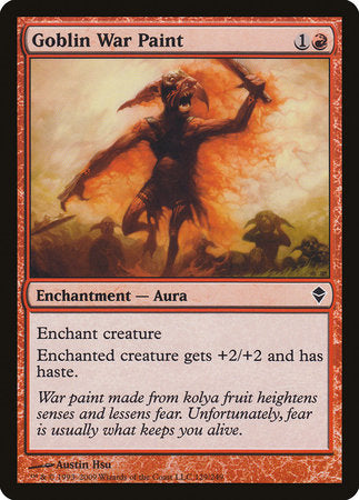 Goblin War Paint [Zendikar] | Jack's On Queen