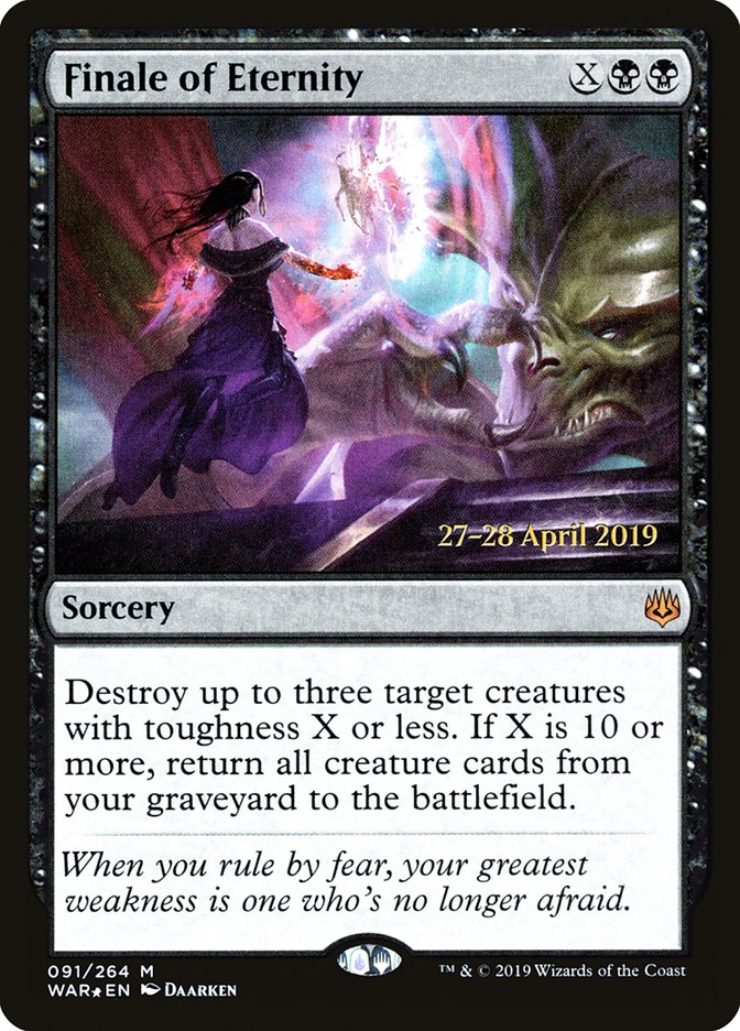 Finale of Eternity  [War of the Spark Prerelease Promos] | Jack's On Queen
