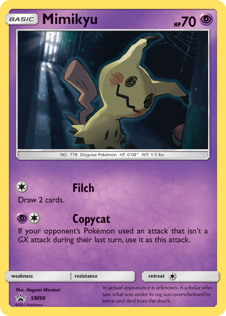 Mimikyu (SM99) [Sun & Moon: Black Star Promos] | Jack's On Queen