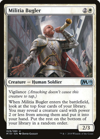 Militia Bugler [Core Set 2019] | Jack's On Queen