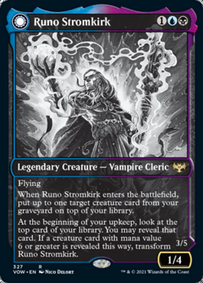 Runo Stromkirk // Krothuss, Lord of the Deep (Showcase Eternal Night) [Innistrad: Crimson Vow] | Jack's On Queen