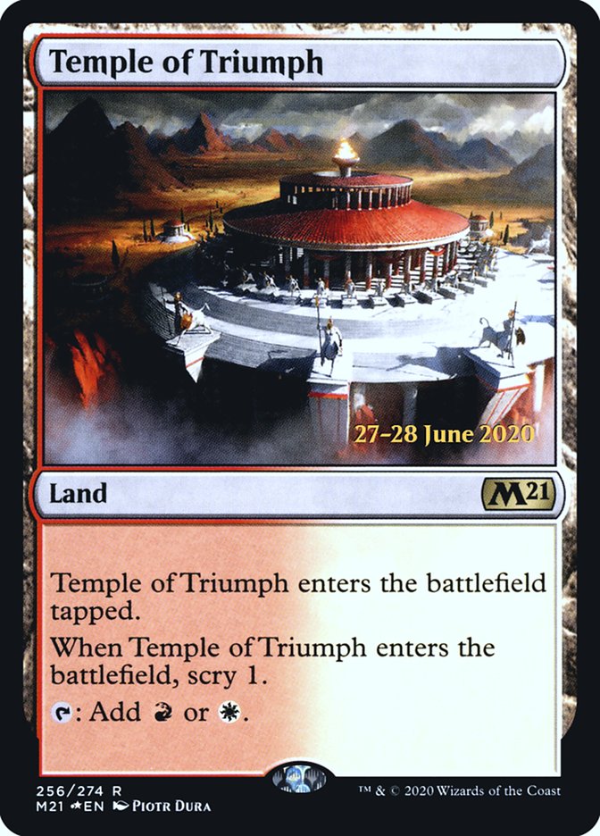 Temple of Triumph  [Core Set 2021 Prerelease Promos] | Jack's On Queen