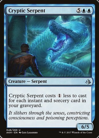 Cryptic Serpent [Amonkhet] | Jack's On Queen