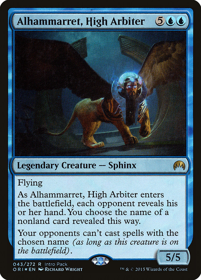 Alhammarret, High Arbiter [Magic Origins Promos] | Jack's On Queen