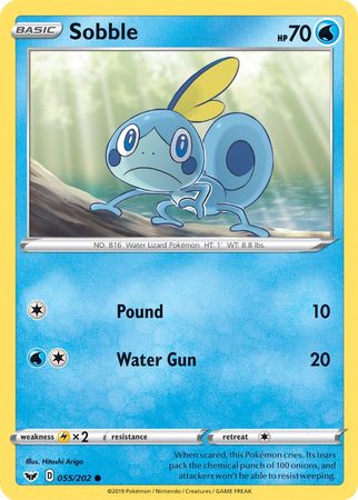 Sobble (055/202) (Premium Collection) [Sword & Shield: Base Set] | Jack's On Queen