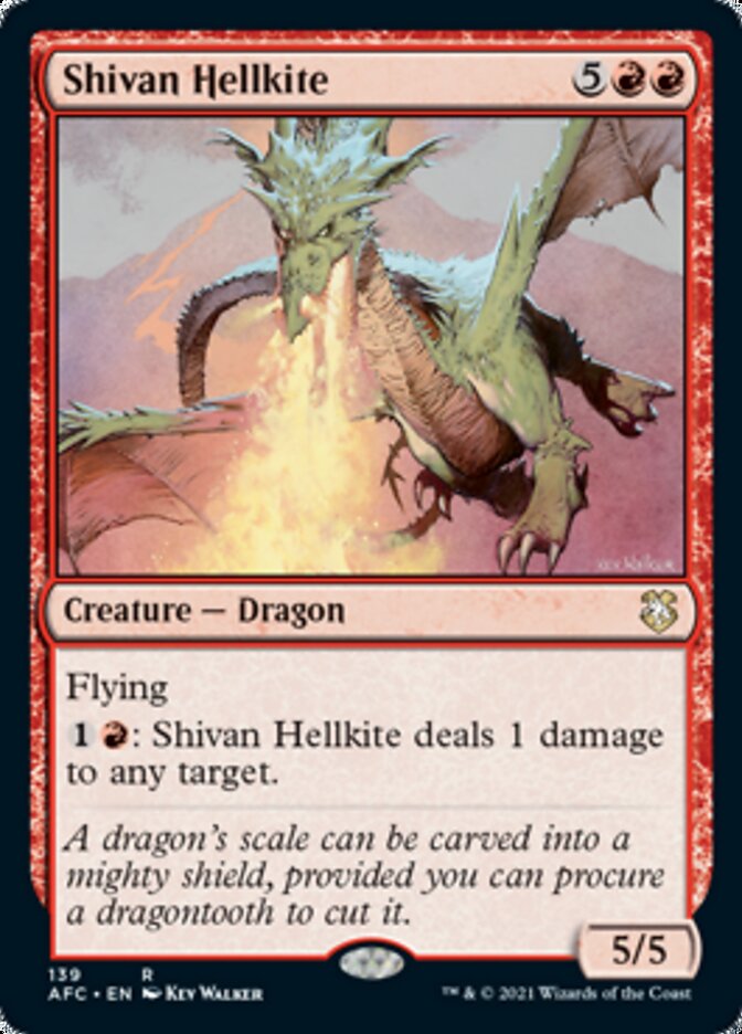 Shivan Hellkite [Dungeons & Dragons: Adventures in the Forgotten Realms Commander] | Jack's On Queen
