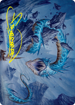Biolume Serpent Art Card (Gold-Stamped Signature) [Innistrad: Crimson Vow Art Series] | Jack's On Queen
