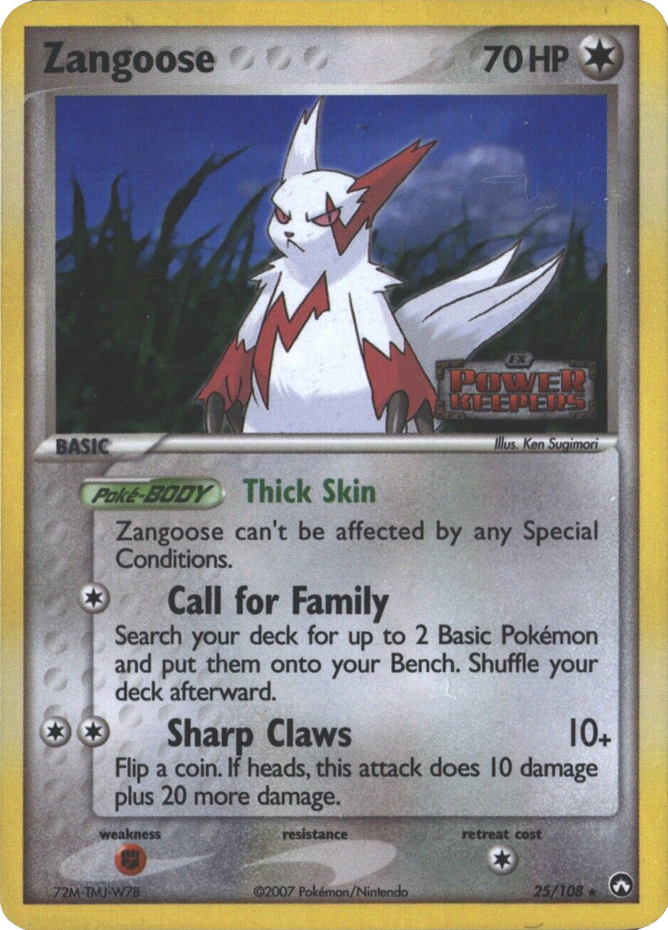 Zangoose (25/108) (Stamped) [EX: Power Keepers] | Jack's On Queen