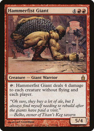 Hammerfist Giant [Ravnica: City of Guilds] | Jack's On Queen