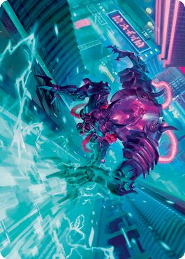 Surgehacker Mech Art Card [Kamigawa: Neon Dynasty Art Series] | Jack's On Queen