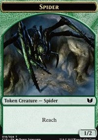 Spider // Wolf Double-Sided Token [Commander 2015 Tokens] | Jack's On Queen