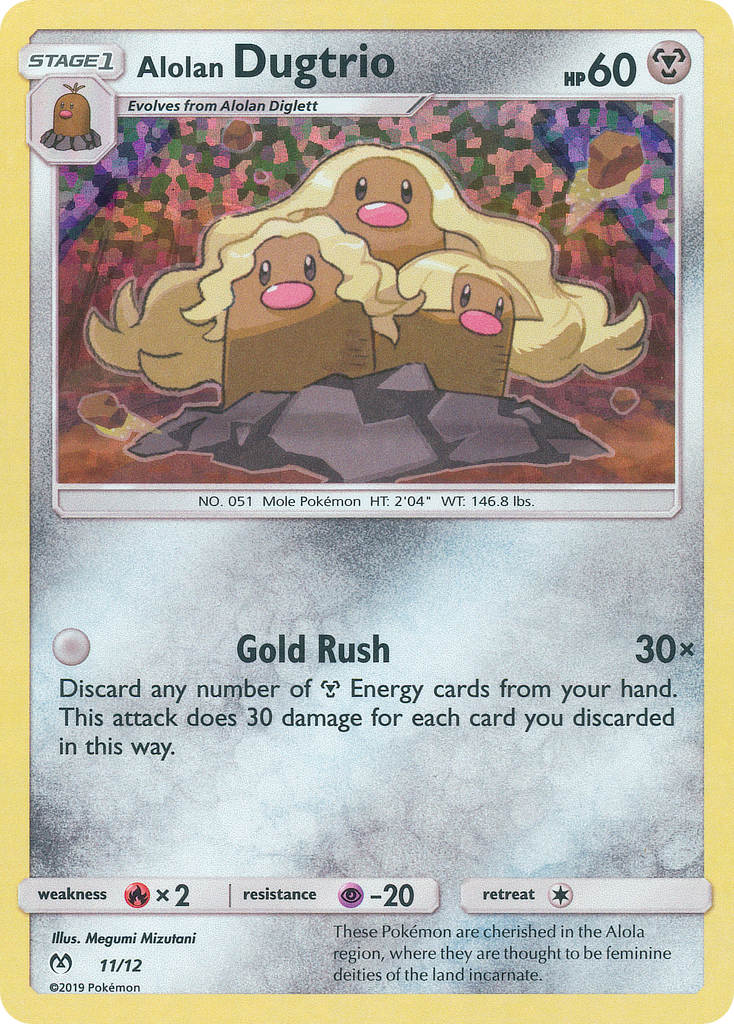 Alolan Dugtrio (11/12) [McDonald's Promos: 2019 Collection] | Jack's On Queen