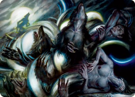Lunar Rejection Art Card [Innistrad: Crimson Vow Art Series] | Jack's On Queen