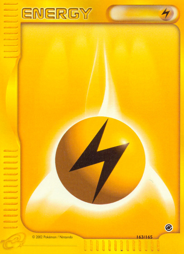 Lightning Energy (163/165) [Expedition: Base Set] | Jack's On Queen