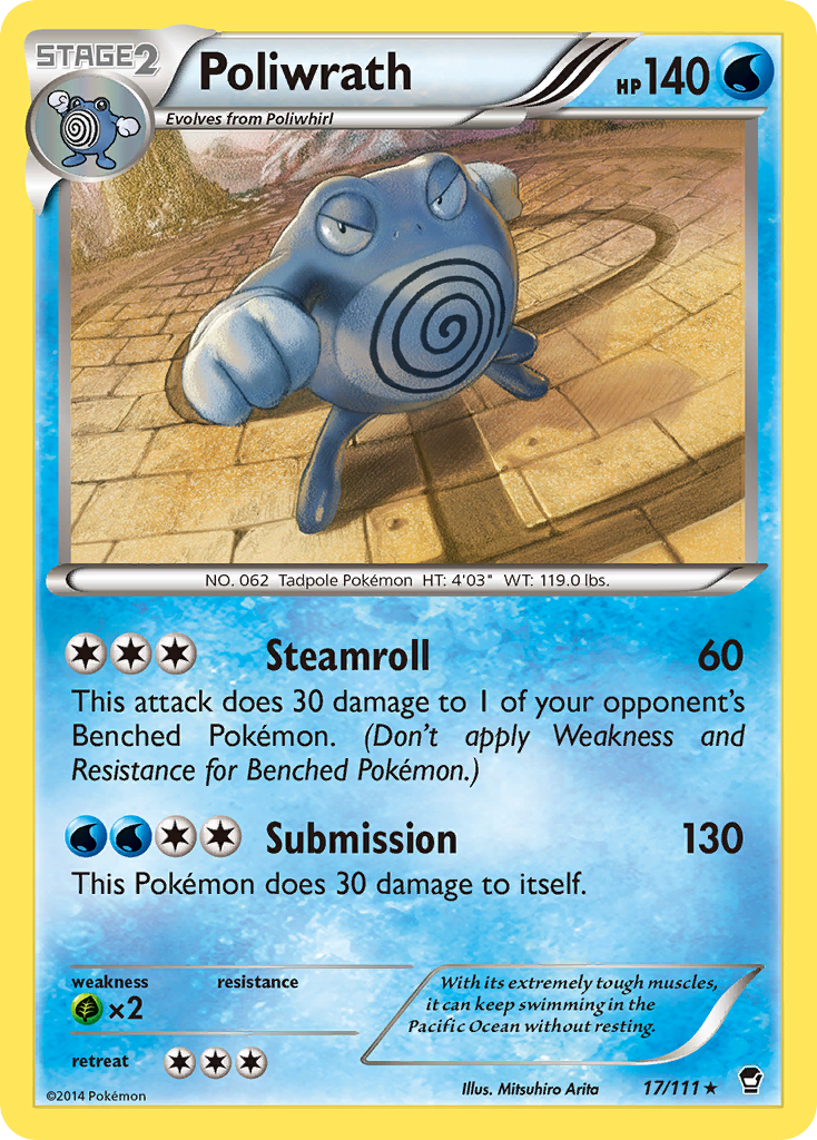 Poliwrath (17/111) [XY: Furious Fists] | Jack's On Queen