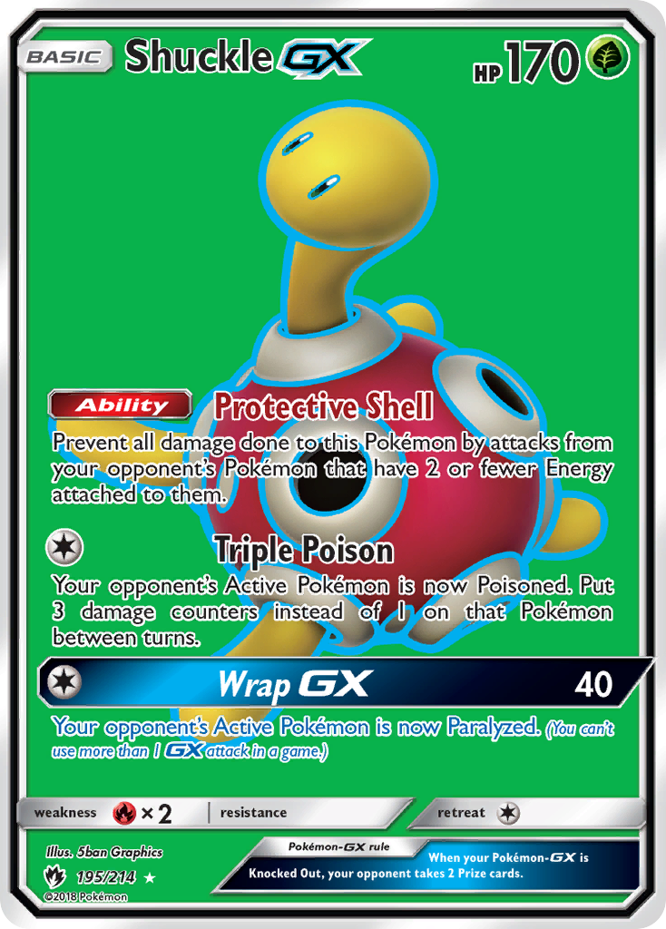 Shuckle GX (195/214) [Sun & Moon: Lost Thunder] | Jack's On Queen