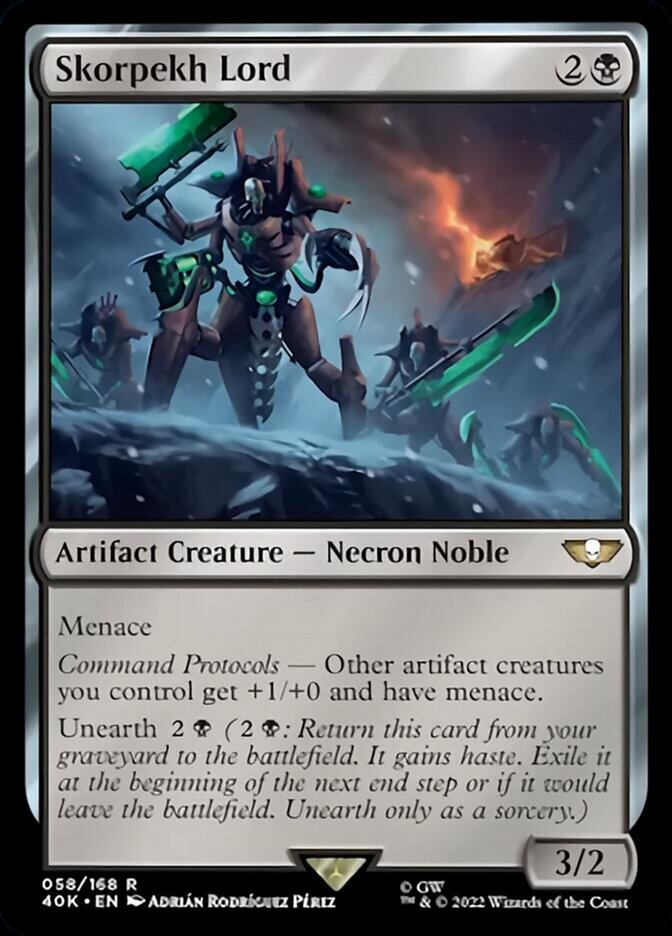 Skorpekh Lord (Surge Foil) [Universes Beyond: Warhammer 40,000] | Jack's On Queen