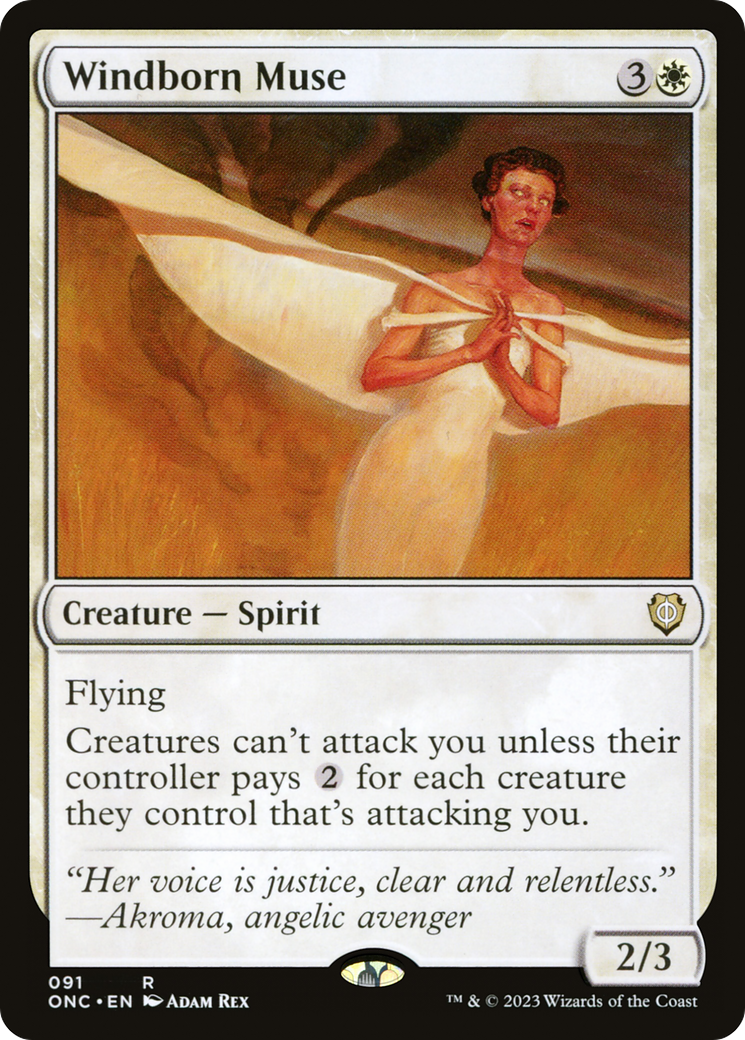 Windborn Muse [Phyrexia: All Will Be One Commander] | Jack's On Queen