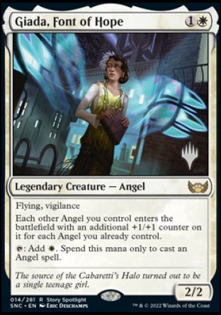 Giada, Font of Hope (Promo Pack) [Streets of New Capenna Promos] | Jack's On Queen