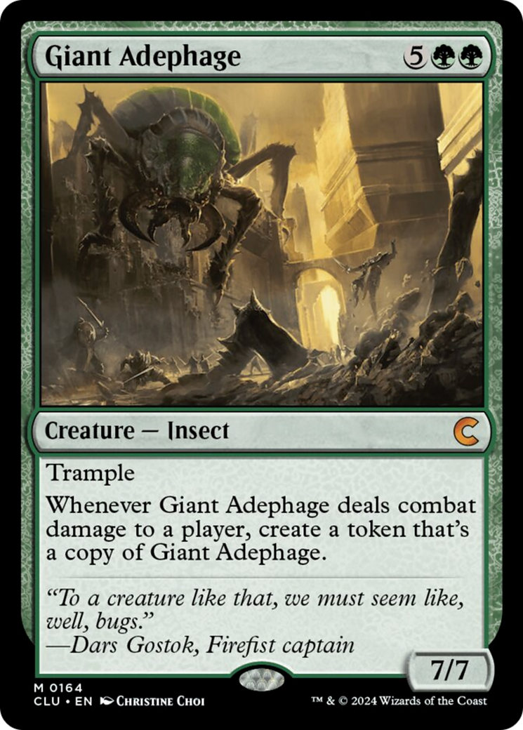 Giant Adephage [Ravnica: Clue Edition] | Jack's On Queen