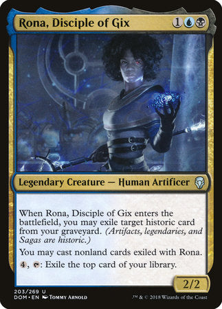 Rona, Disciple of Gix [Dominaria] | Jack's On Queen