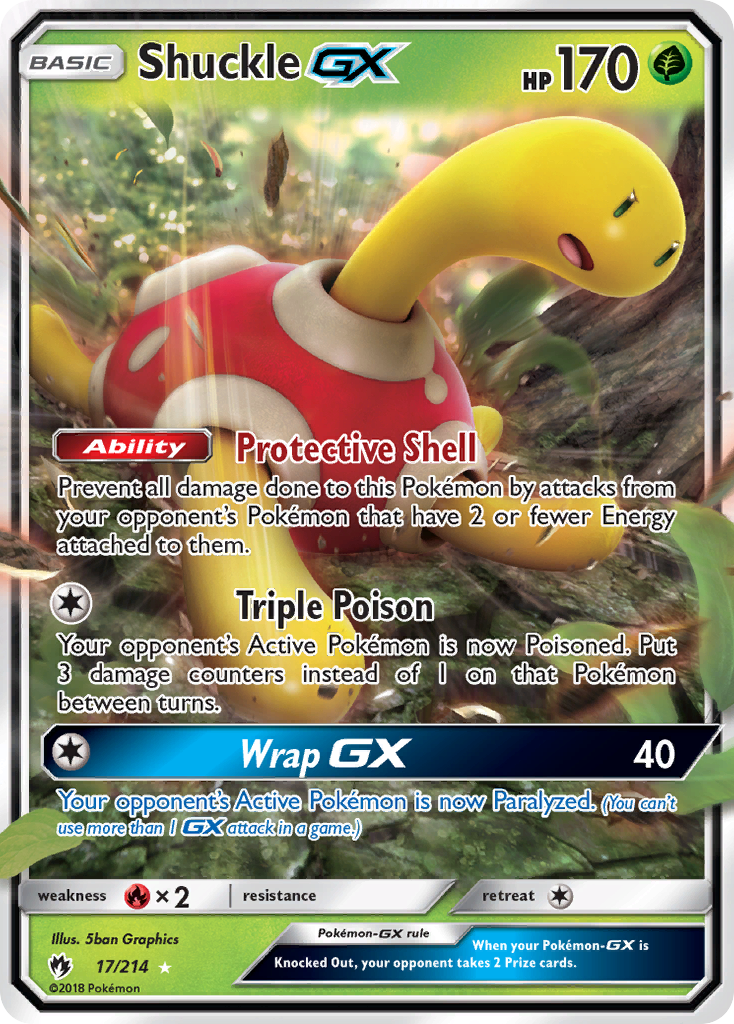 Shuckle GX (17/214) [Sun & Moon: Lost Thunder] | Jack's On Queen