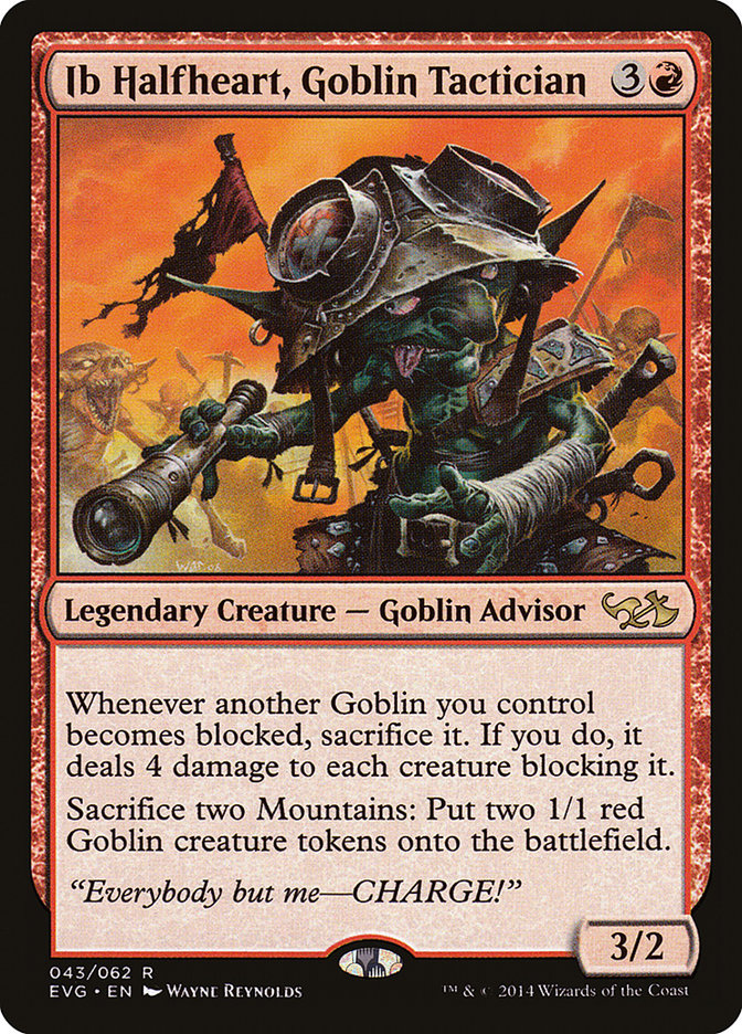 Ib Halfheart, Goblin Tactician (Elves vs. Goblins) [Duel Decks Anthology] | Jack's On Queen