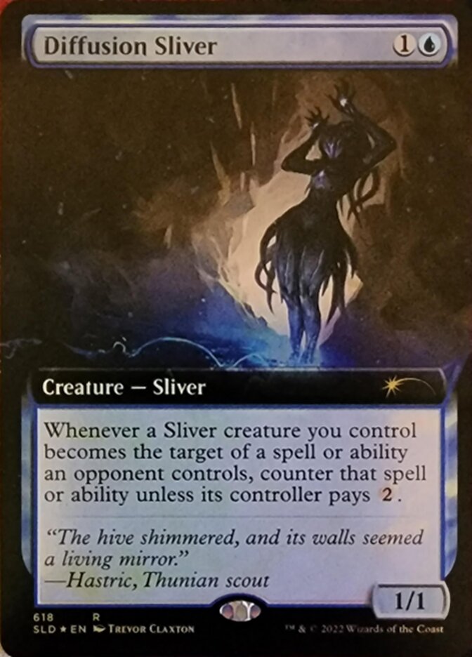Diffusion Sliver (Extended Art) [Secret Lair Drop Promos] | Jack's On Queen