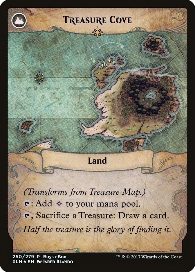 Treasure Map // Treasure Cove (Buy-A-Box) [Ixalan Treasure Chest] | Jack's On Queen