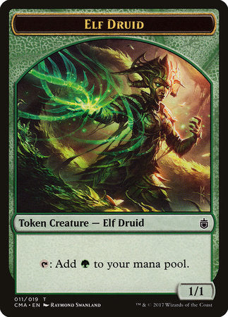 Elf Druid Token (011) [Commander Anthology Tokens] | Jack's On Queen