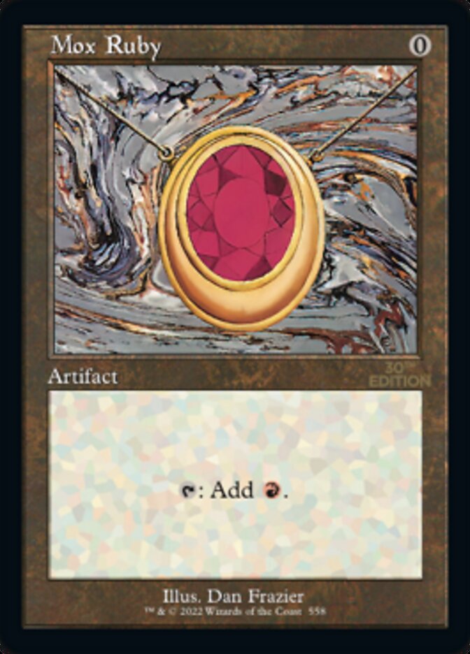 Mox Ruby (Retro) [30th Anniversary Edition] | Jack's On Queen