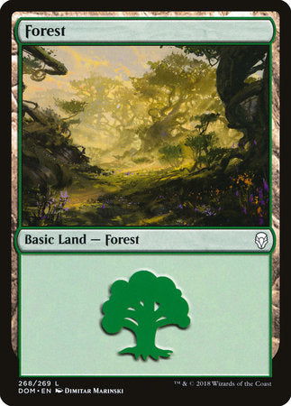 Forest (268) [Dominaria] | Jack's On Queen