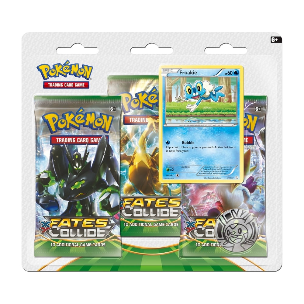 XY: Fates Collide - 3-Pack Blister (Froakie) | Jack's On Queen