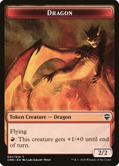 Dragon // Treasure Token [Commander Legends Tokens] | Jack's On Queen