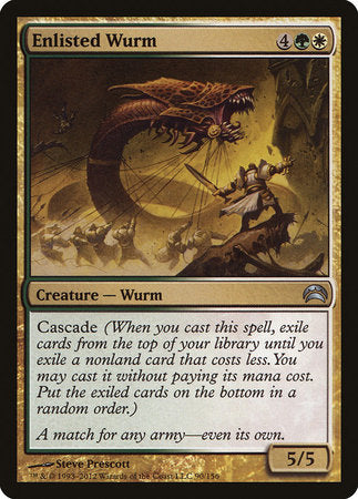 Enlisted Wurm [Planechase 2012] | Jack's On Queen