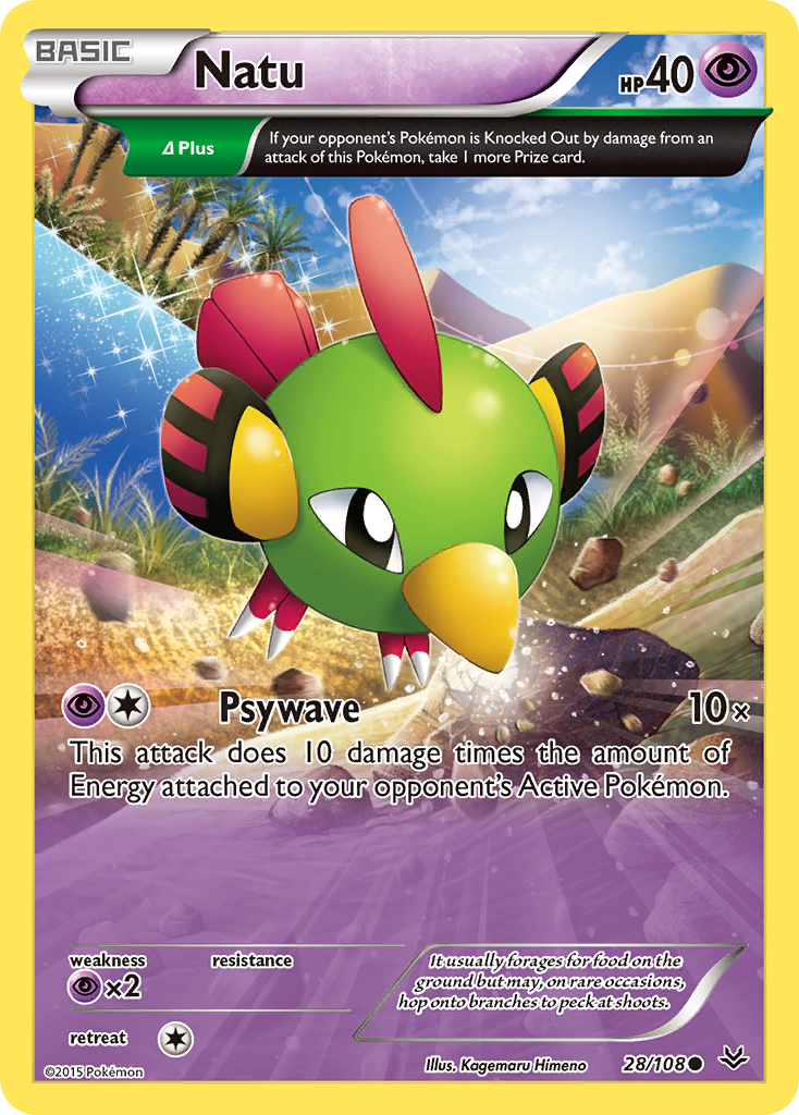 Natu (28/108) [XY: Roaring Skies] | Jack's On Queen