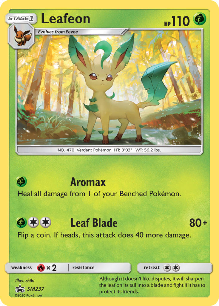 Leafeon (SM237) [Sun & Moon: Black Star Promos] | Jack's On Queen