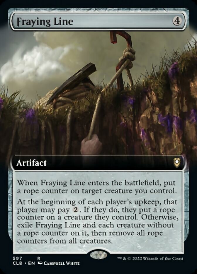 Fraying Line (Extended Art) [Commander Legends: Battle for Baldur's Gate] | Jack's On Queen
